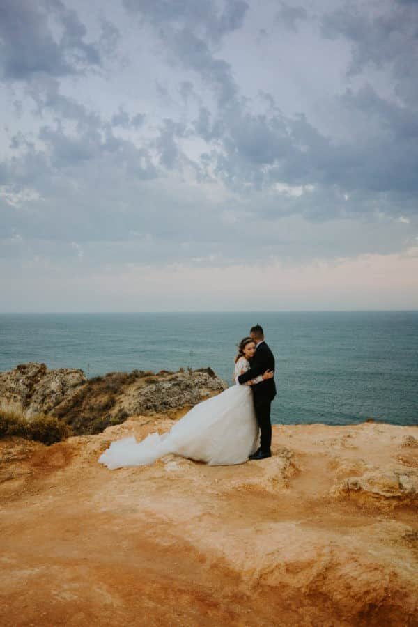 Algarve coast wedding beach wedding portugal wedding photographer summer elopement algarve coast